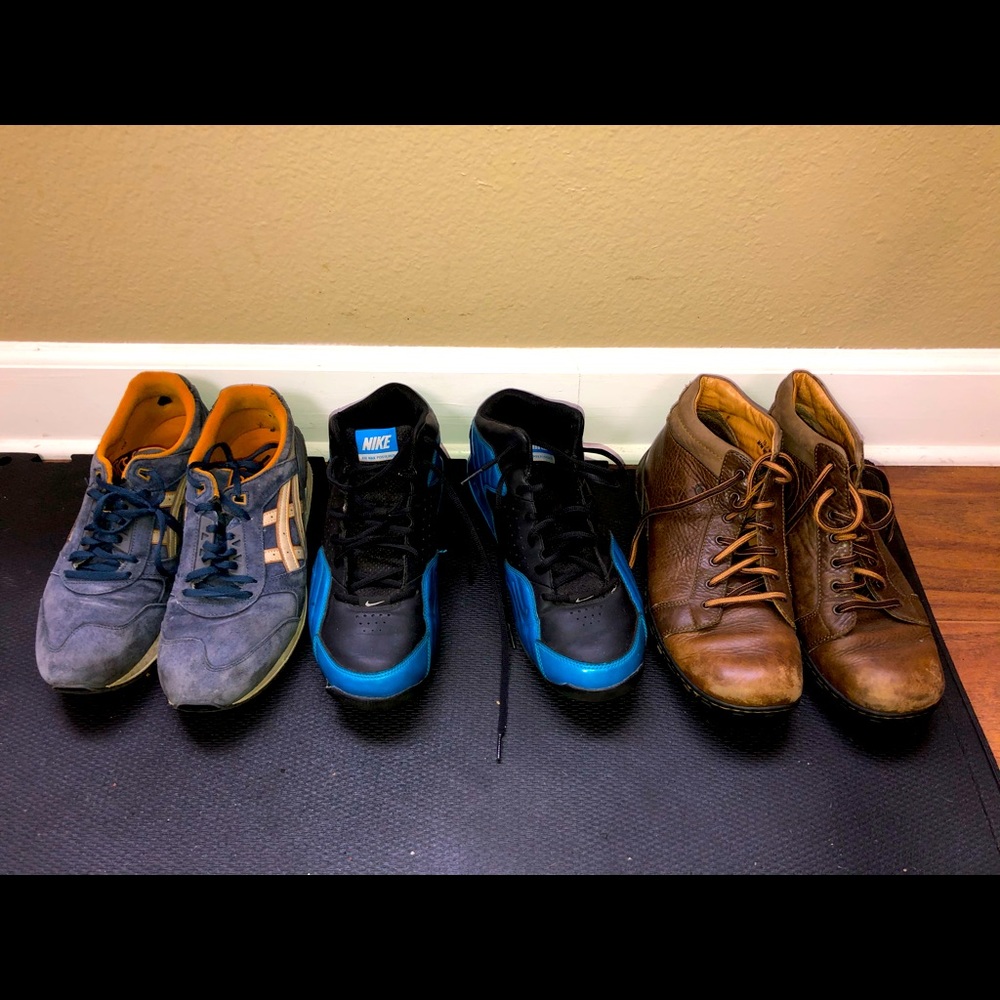 Men’s Shoe Bundle (Nike ASICS Born )